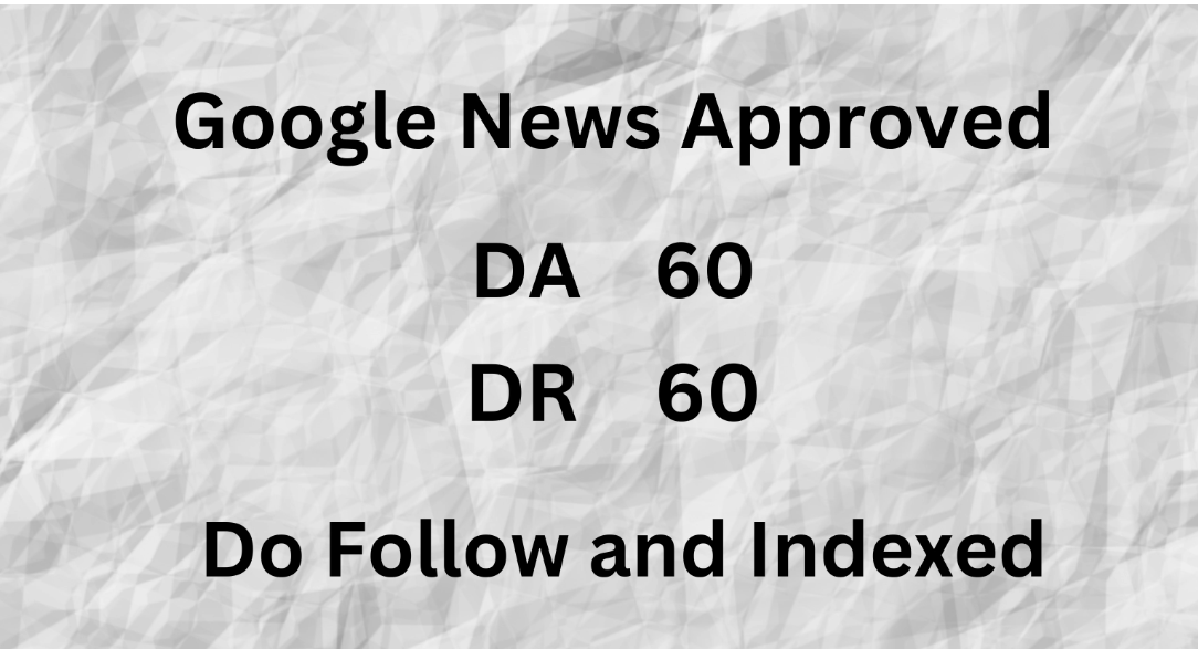 I I will do guest post on da 70 google news approved ...