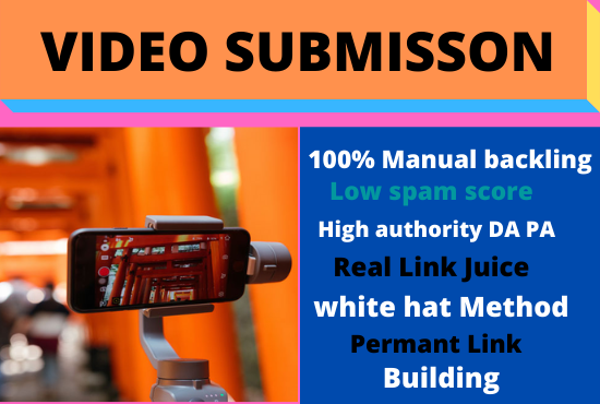 80 Video Submission dofollow backlink high authority ...