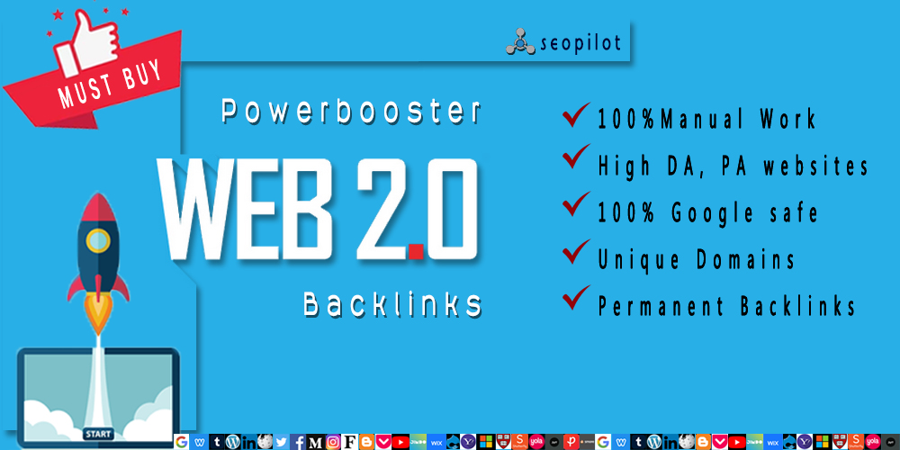 I will create PowerBooster authority Web 2.0 Backlink...