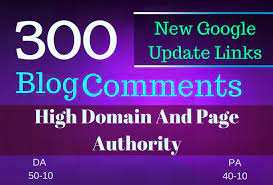 i will make 300 Uniqe domains Dofollow Blog comments ...