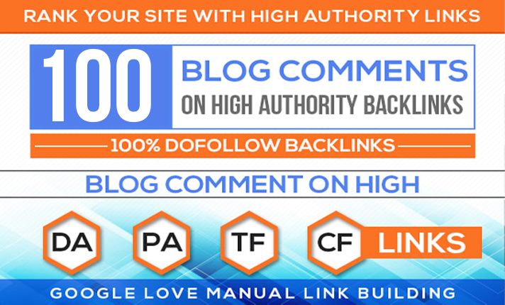 I will do 100 Dofollow comments backlinks on Uniqe do...