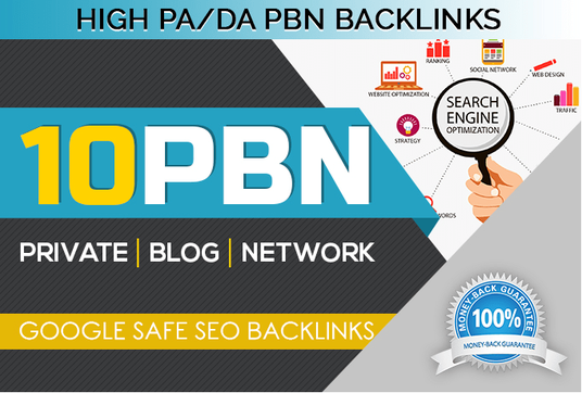 I drive 12 PBN DA 50+ high quality PBN Dofollow Backl...