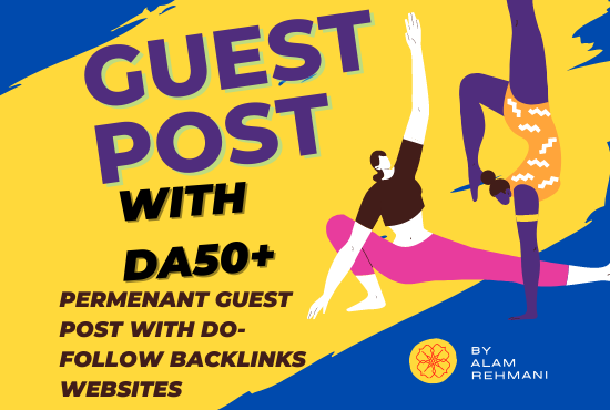 I Will Publish 2 Guest Post On High DA50+ Websites wi...