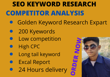 I will do SEO best keyword research and competitor an...
