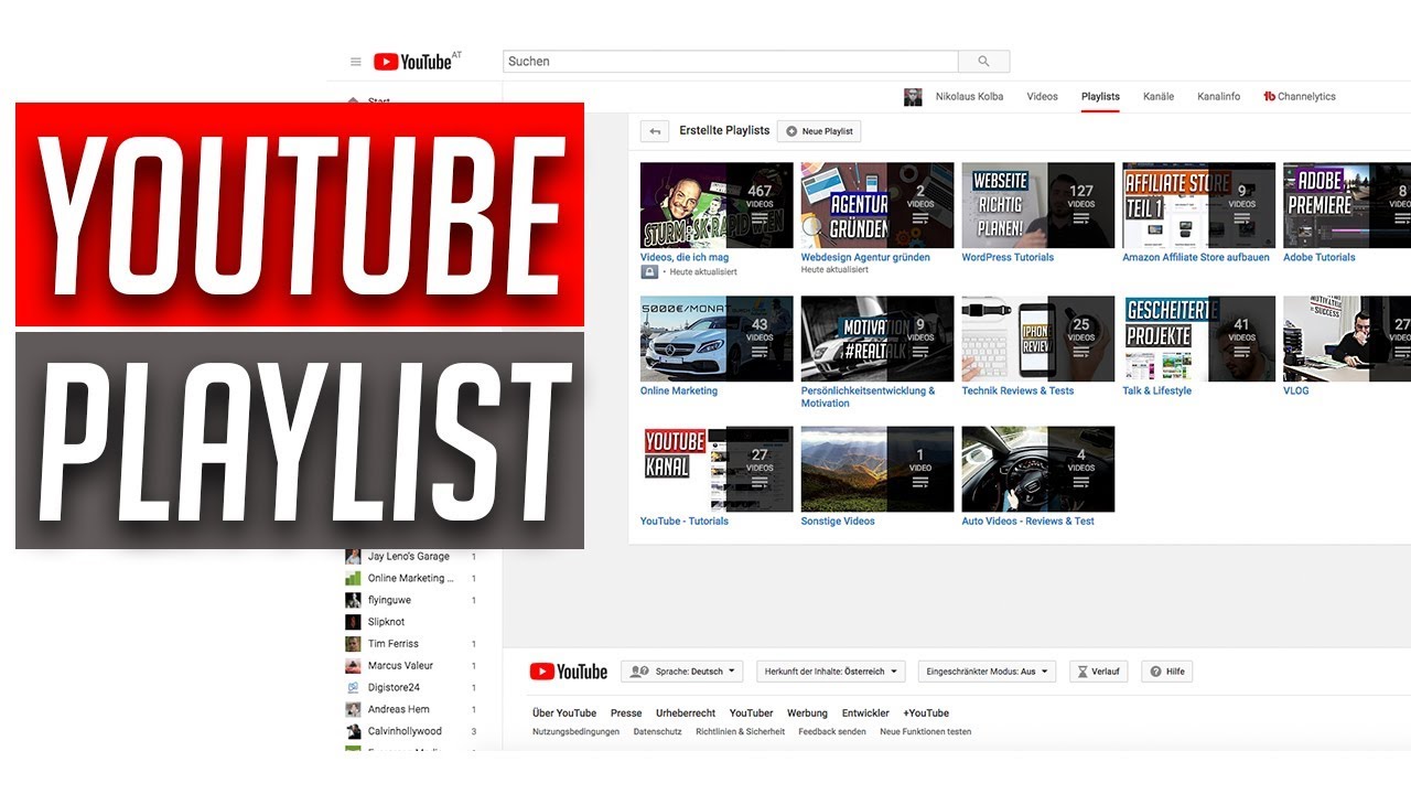 Youtube Playlists for music video and amazing video f...