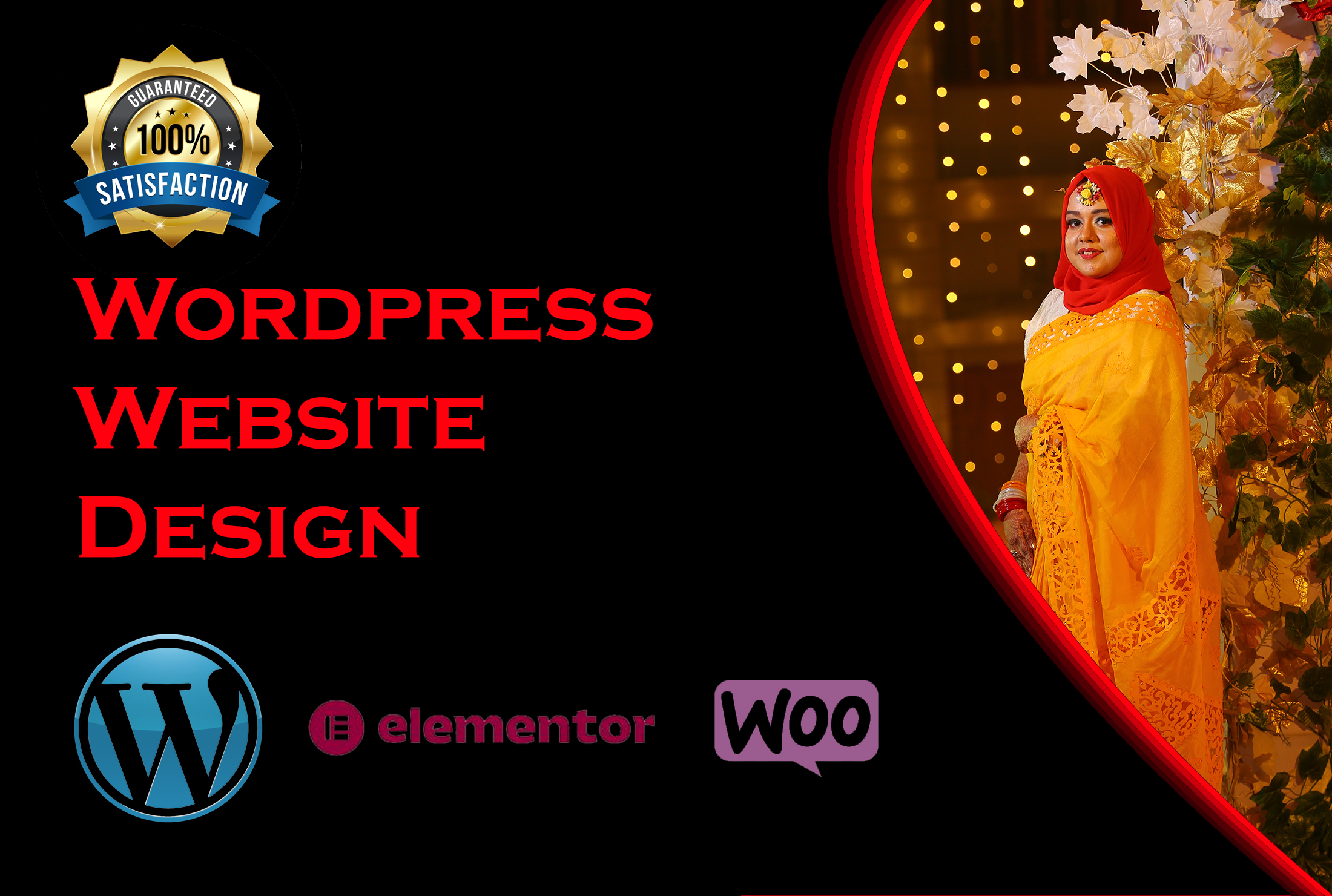 Design wordpress website, landing page