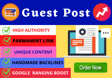 I Will write and publish 10 dofollow guest posts DA/P...