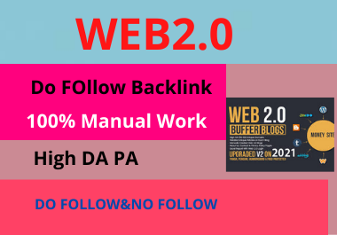 40 WEB 2.0 High Authority Permanent Contextual Backli...
