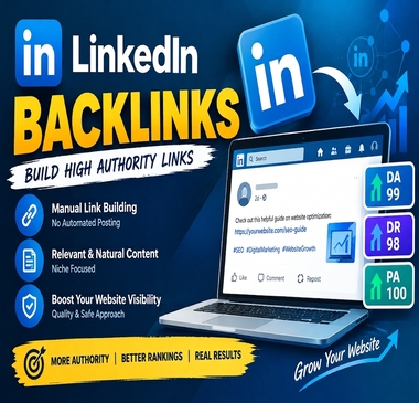 I will create DA99 SEO friendly LinkedIn Indexable Gu...