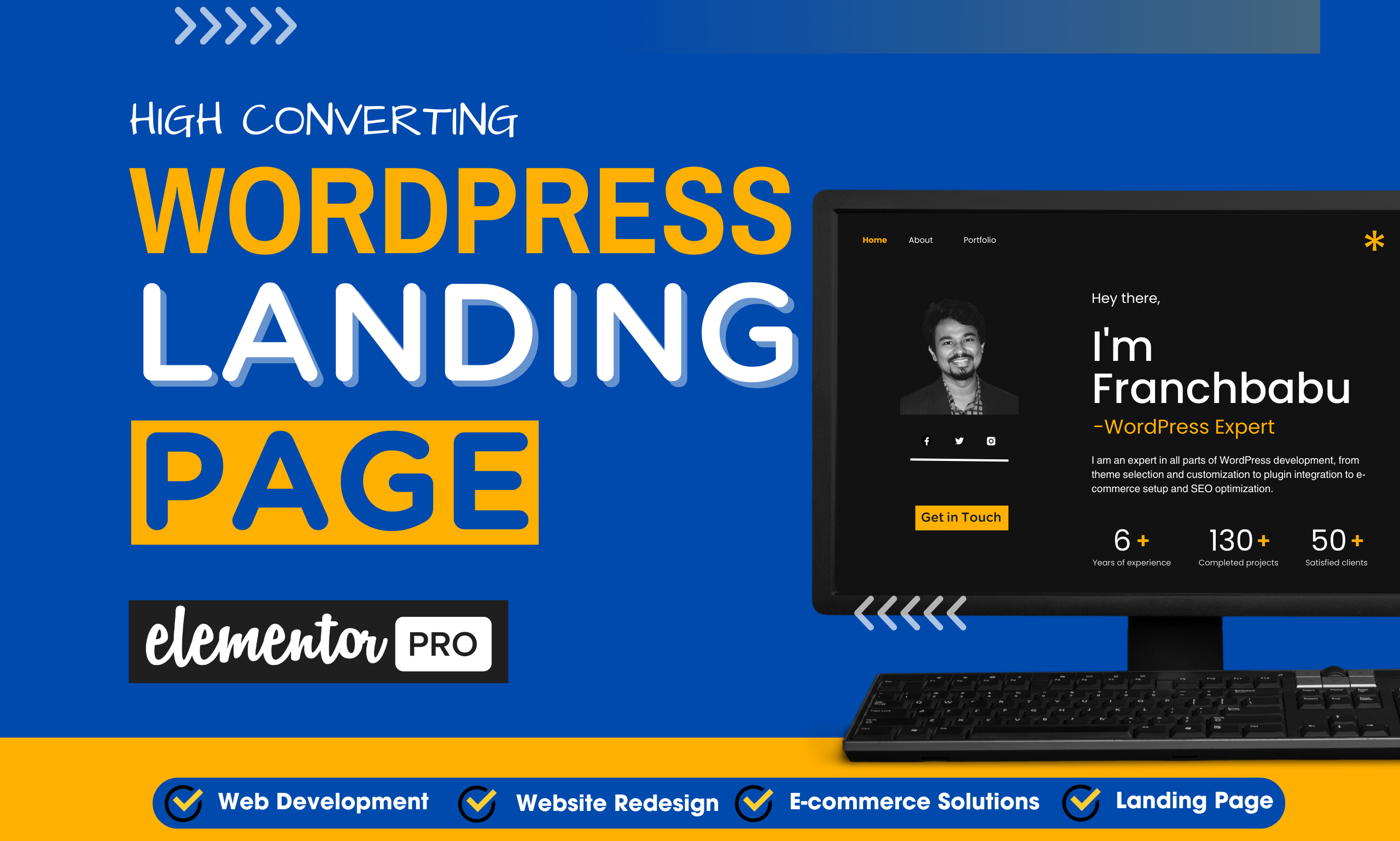I will create a professional and responsive wordpress...