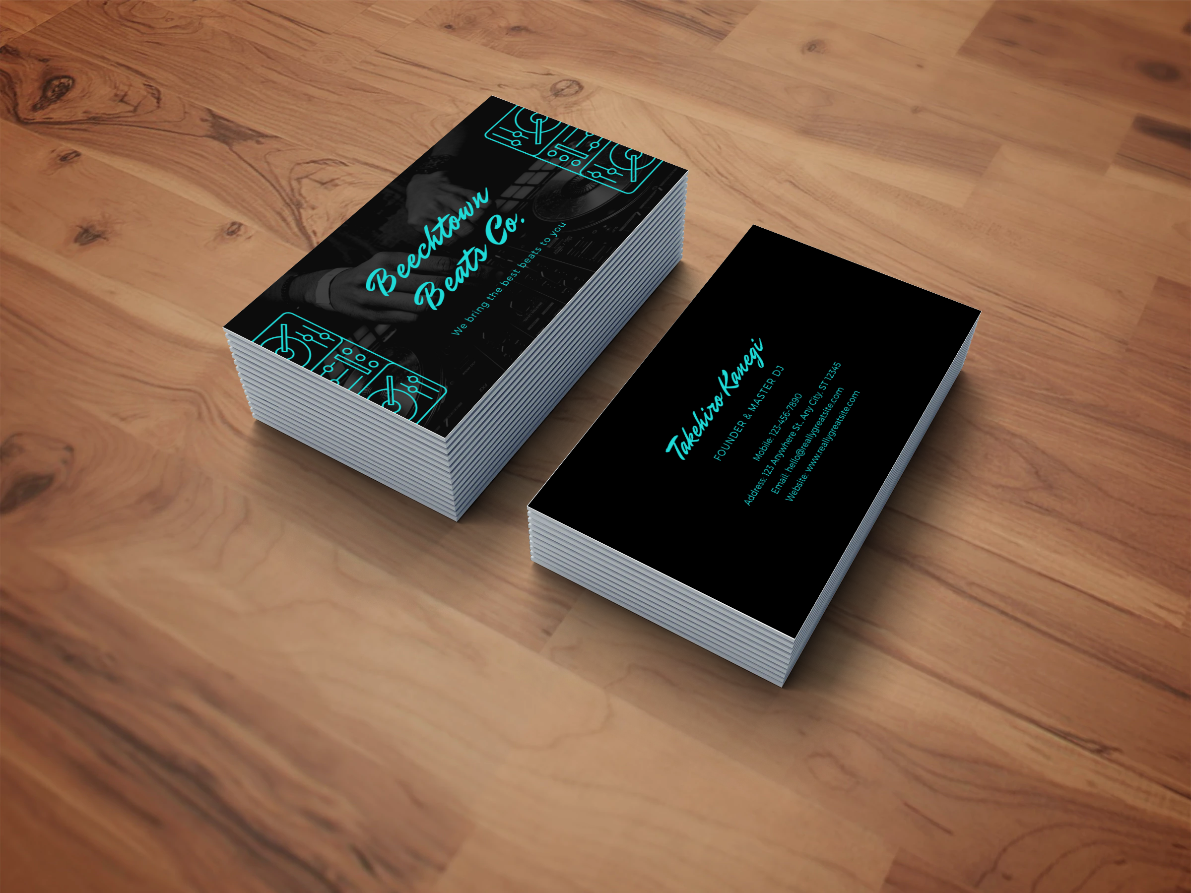 I will do design double sided business card print rea...