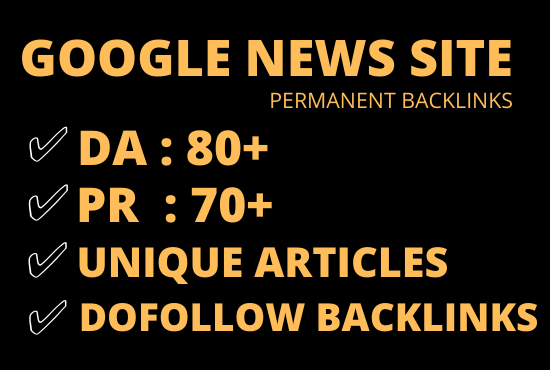 I will do guest post on da 80 google news site perman...