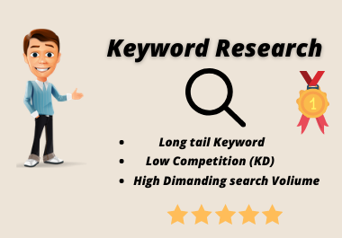 I will research the best keywords for top rank on Goo...