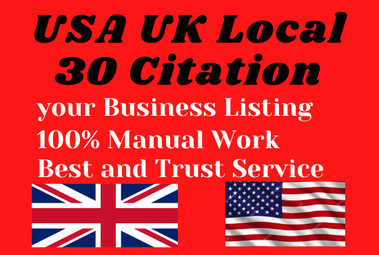 30 Local Citation, local listing, business listing ...