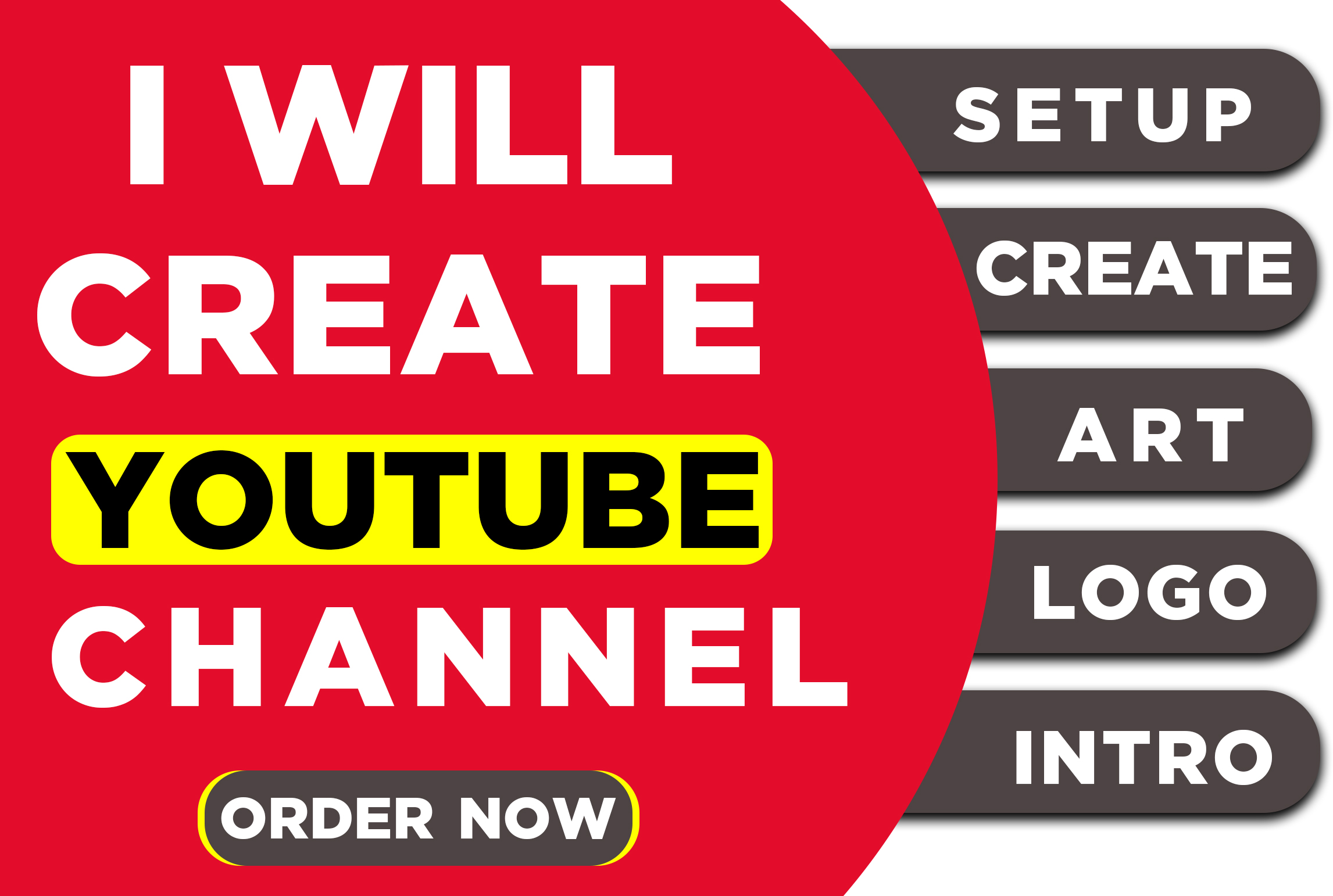 I will create You. Tube with Banner, Logo, Intro, ...