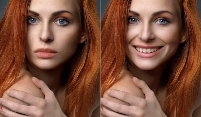 I will add smile to your photo using photoshop
