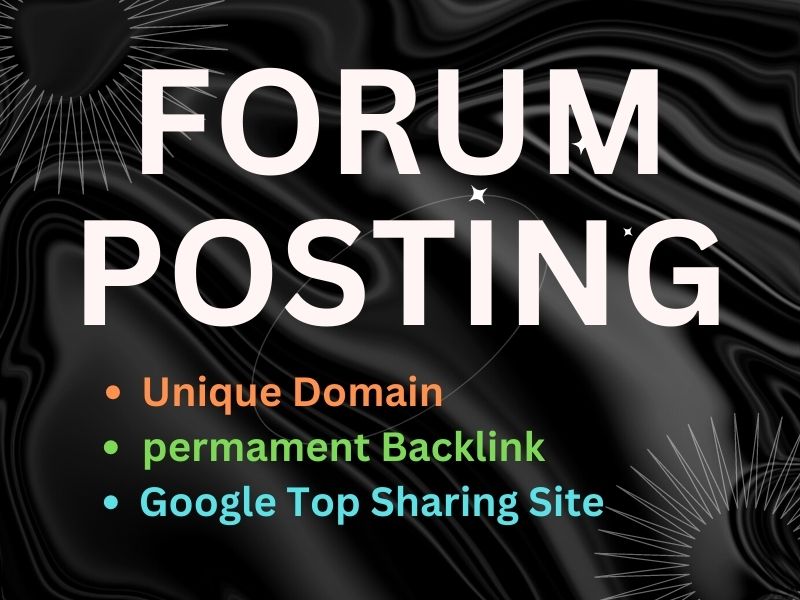I will do 40 informative and engaging forum posting b...