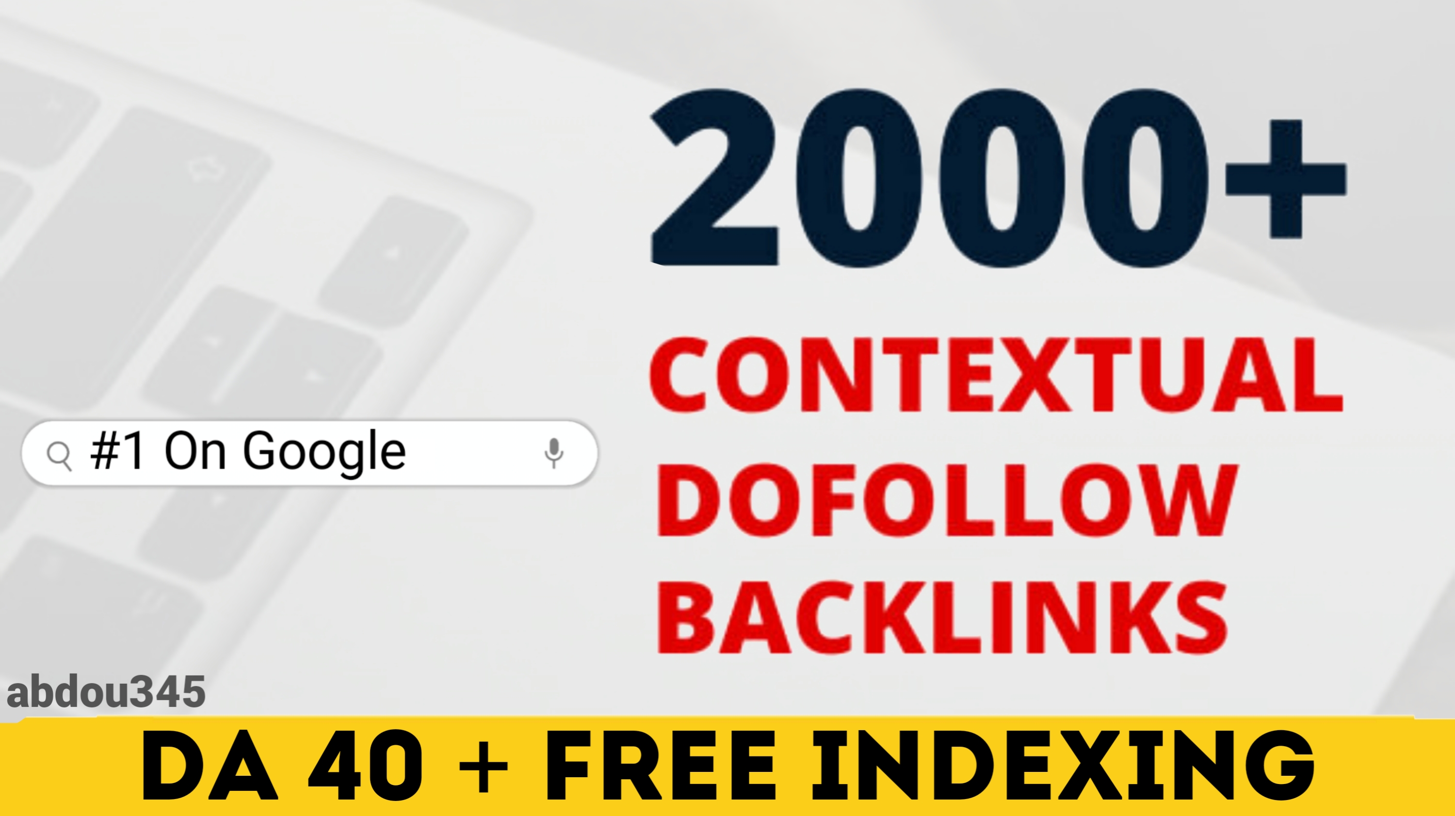 Build High Quality 2000 Contextual & Unique Direc...