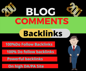 I will do inch relevant 200 do follow blog comments b...