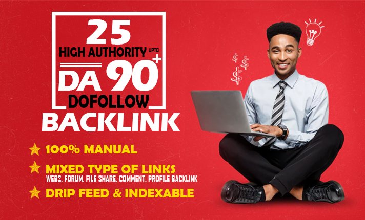 30 high da dr mixed type manual backlinks SEO link bu...