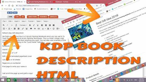I will professionally convert your KDP book descripti...