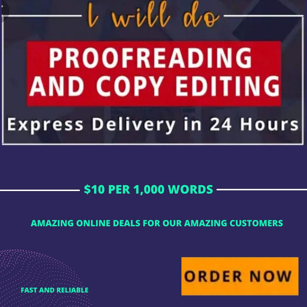 PROFESSIONAL PROOFREADING AND COPY EDITING SERVICES W...