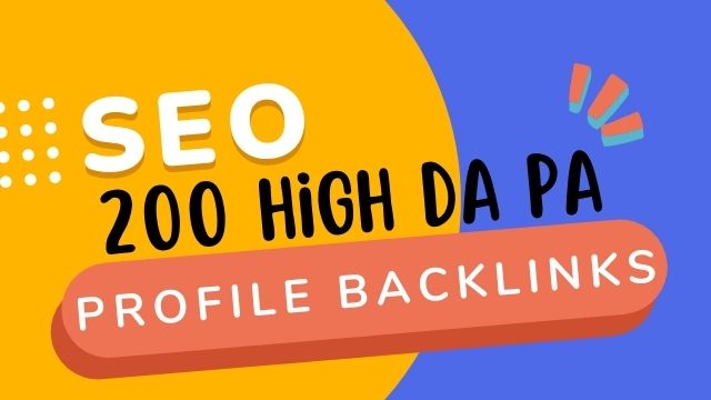 I WILL DO 200 MANUAL HIGH DA PA PROFILE BACKLINKS ONL...
