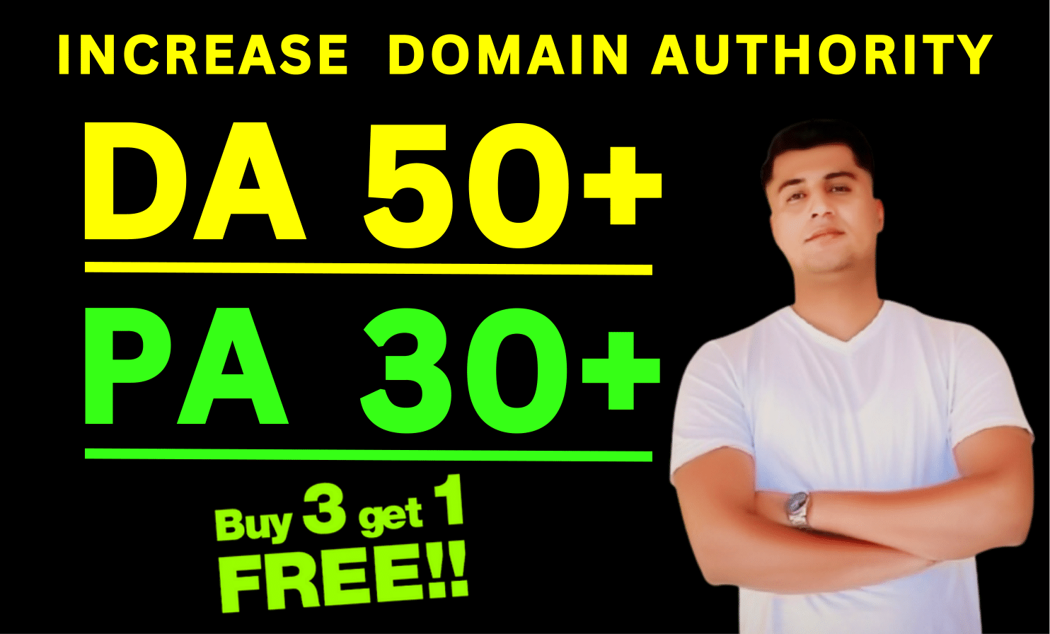 I will increase domain authority moz da 30+ pa 30+