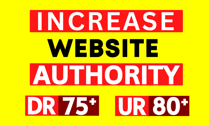 I will Increase domain rating ahrefs dr and ahrefs ur...