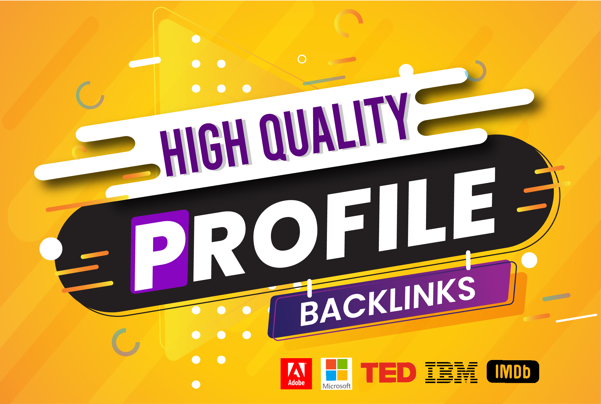 HQ 300 social media profiles for high DA SEO backlink...