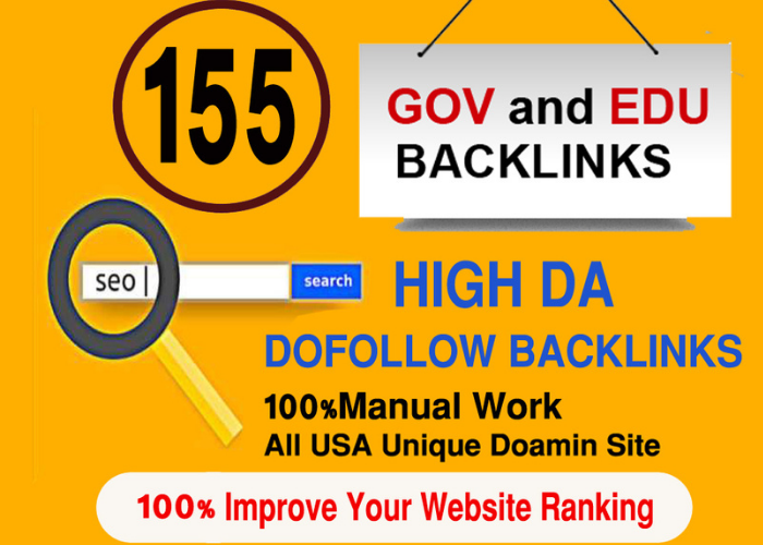 155 EDU/GOV Backlinks Manually Created From USA UK To...