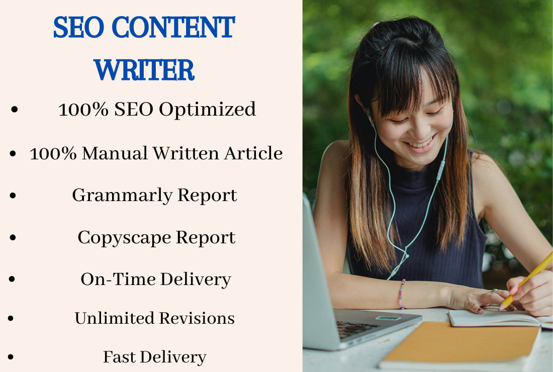 I will write high quality SEO articles and blog posts...