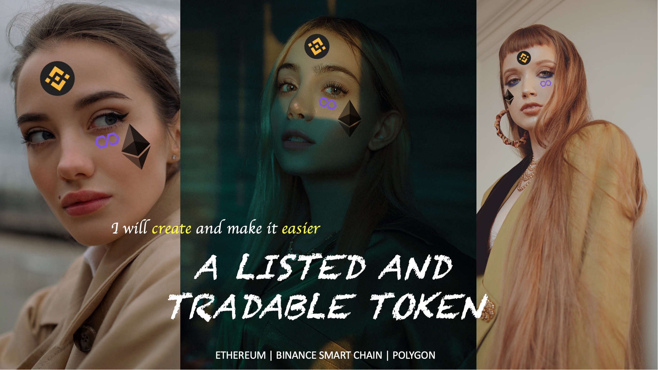 I will create a top level token on ethereum, binance...
