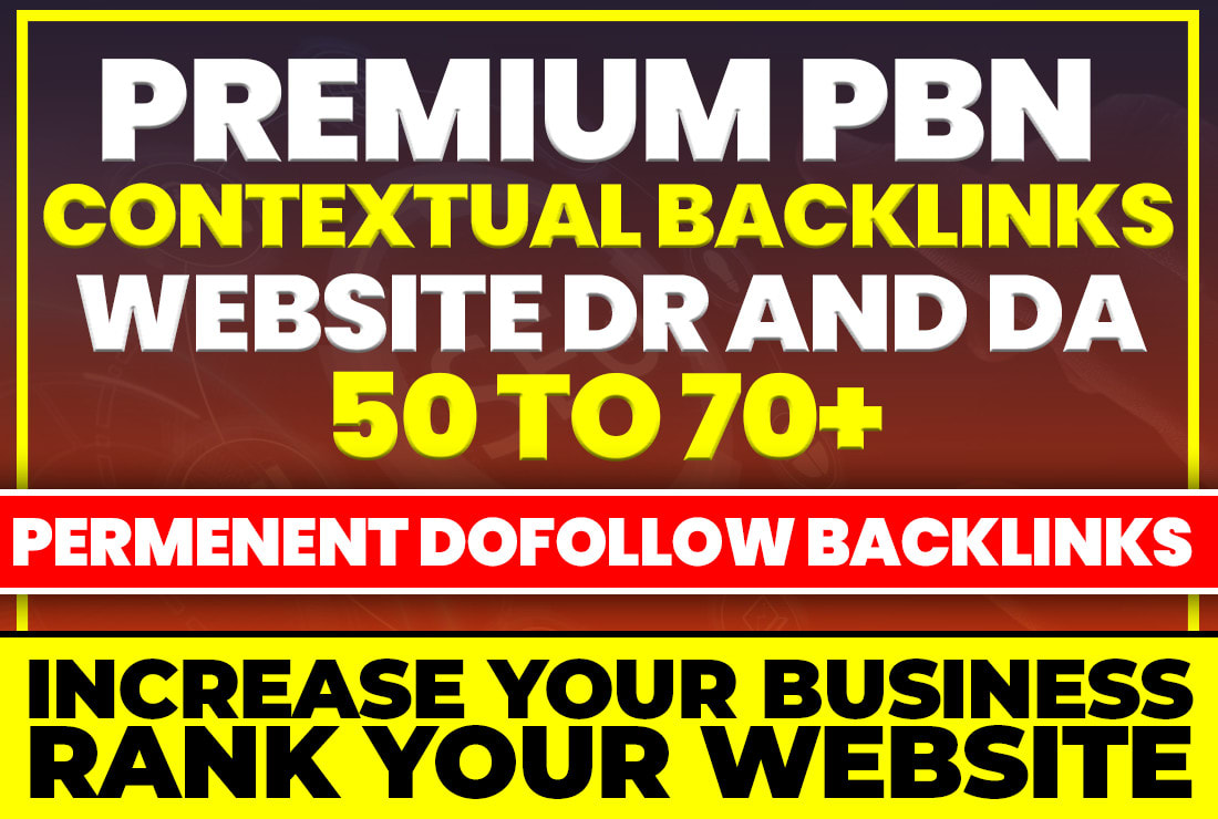 15 Premium HomePage PBN DR 50 to 70 Contextual Dofoll...