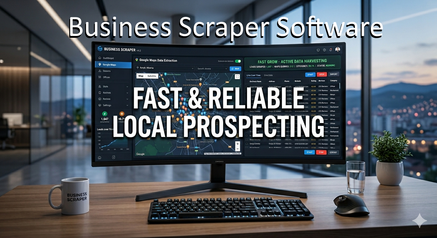 Business Scraper software for fast grow, scrap busin...