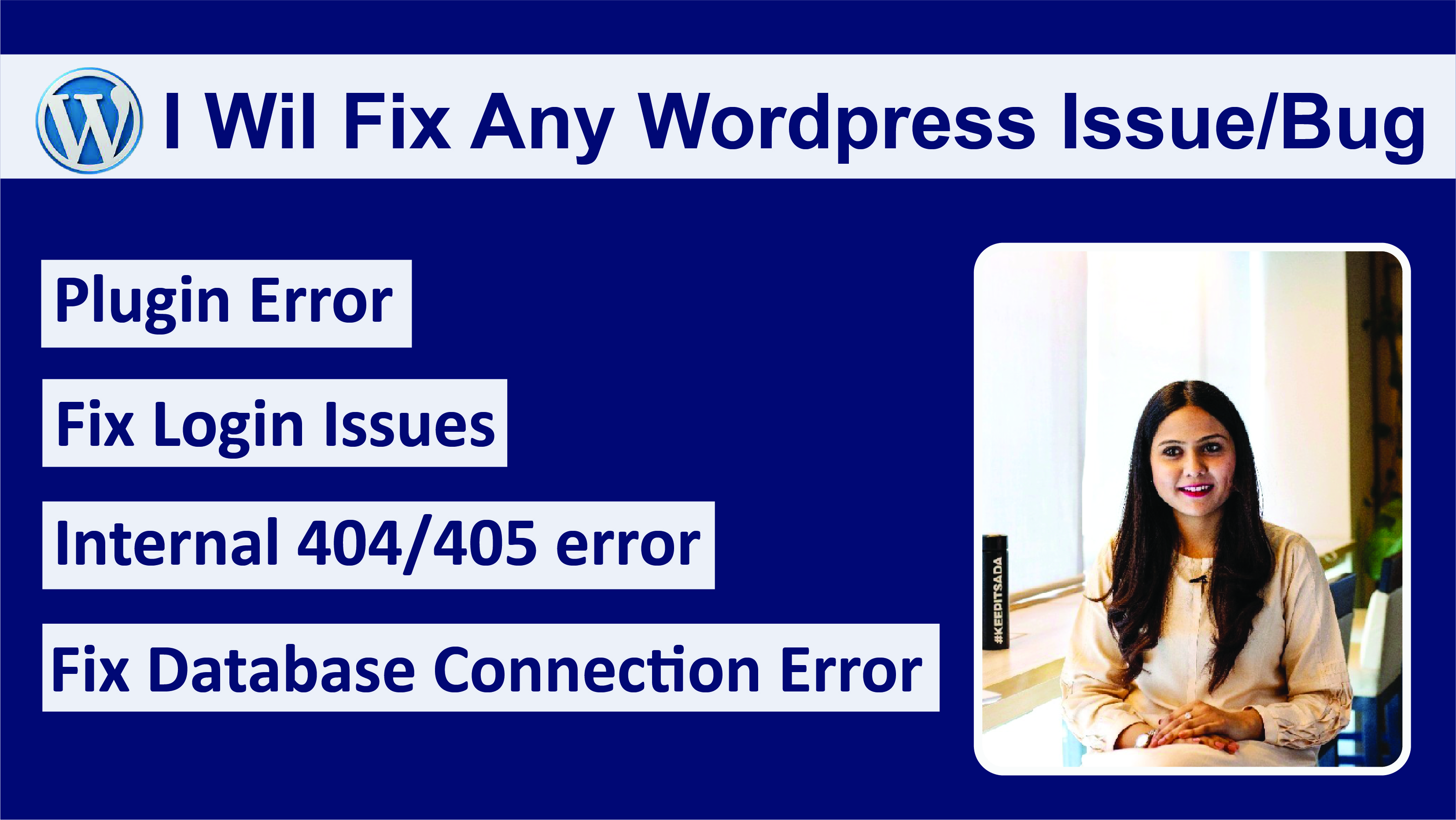 I will fix wordpress bugs, issues or errors for you