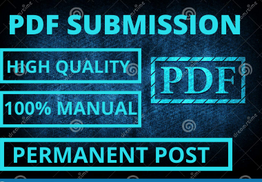 I will do 60 PDF submission USA backlinks high author...