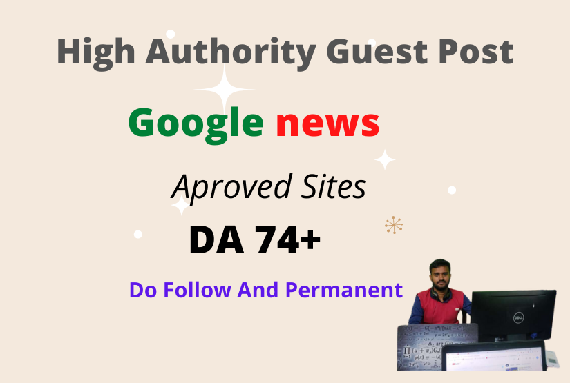 I will do 74 high authority SEO dof0llow guest post a...