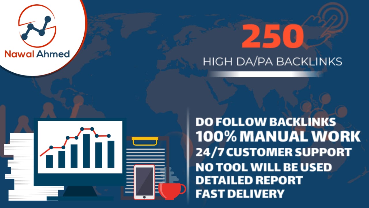 I will do manually 250 do follow blog comments backli...