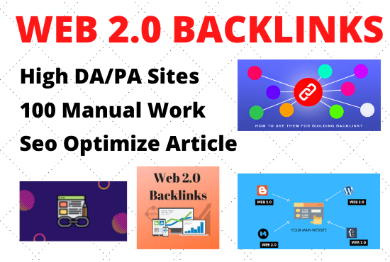 I will provide 70 high authority web 2 0 backlinks ma...