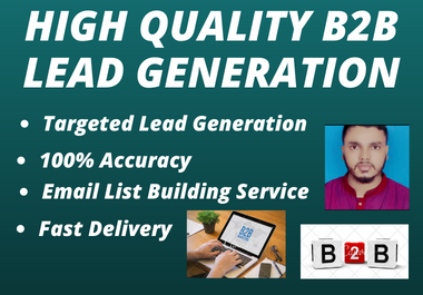Build an email list of prospects and generate B2B lea...