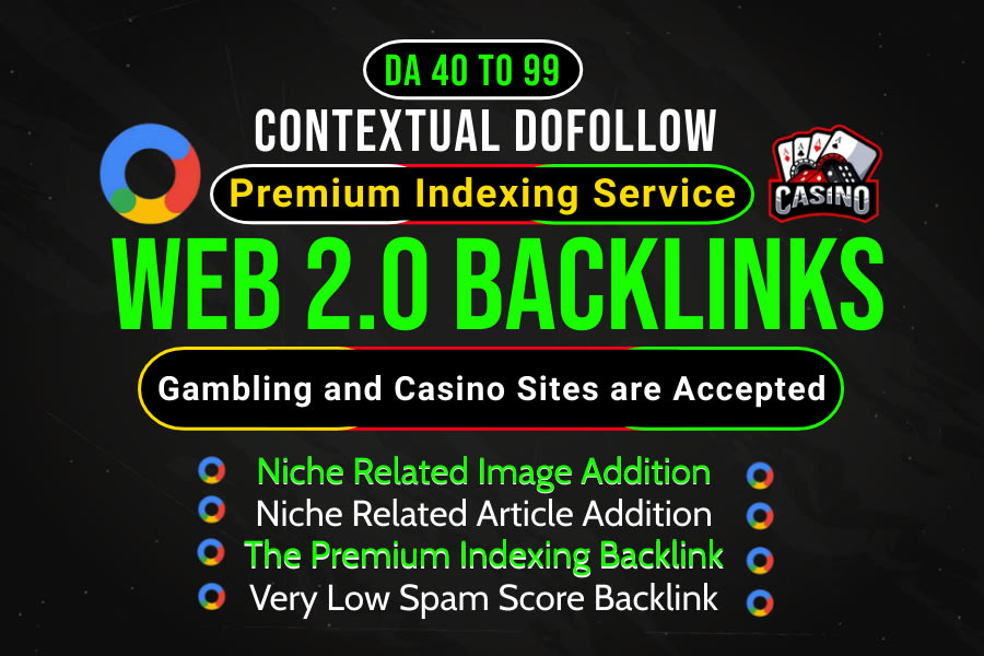 Make web 2 0 backlinks for top ranking
