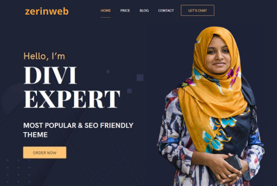 I will create your attractive morden website with div...