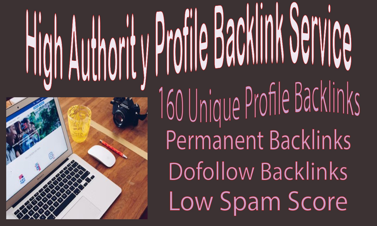 I will create top 160 powerful profile backlinks for ...