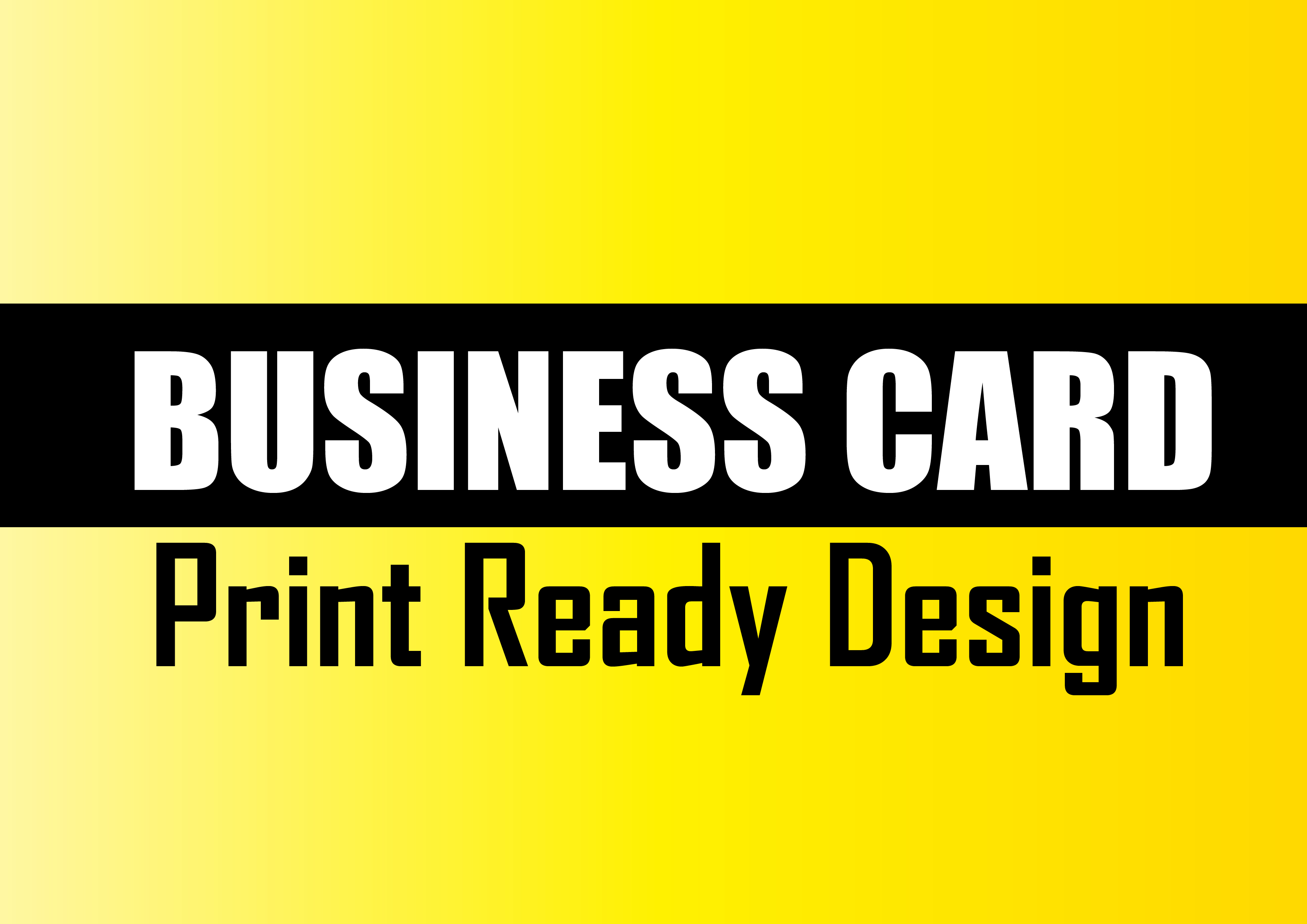 I will create Business Card design Print Ready Templa...