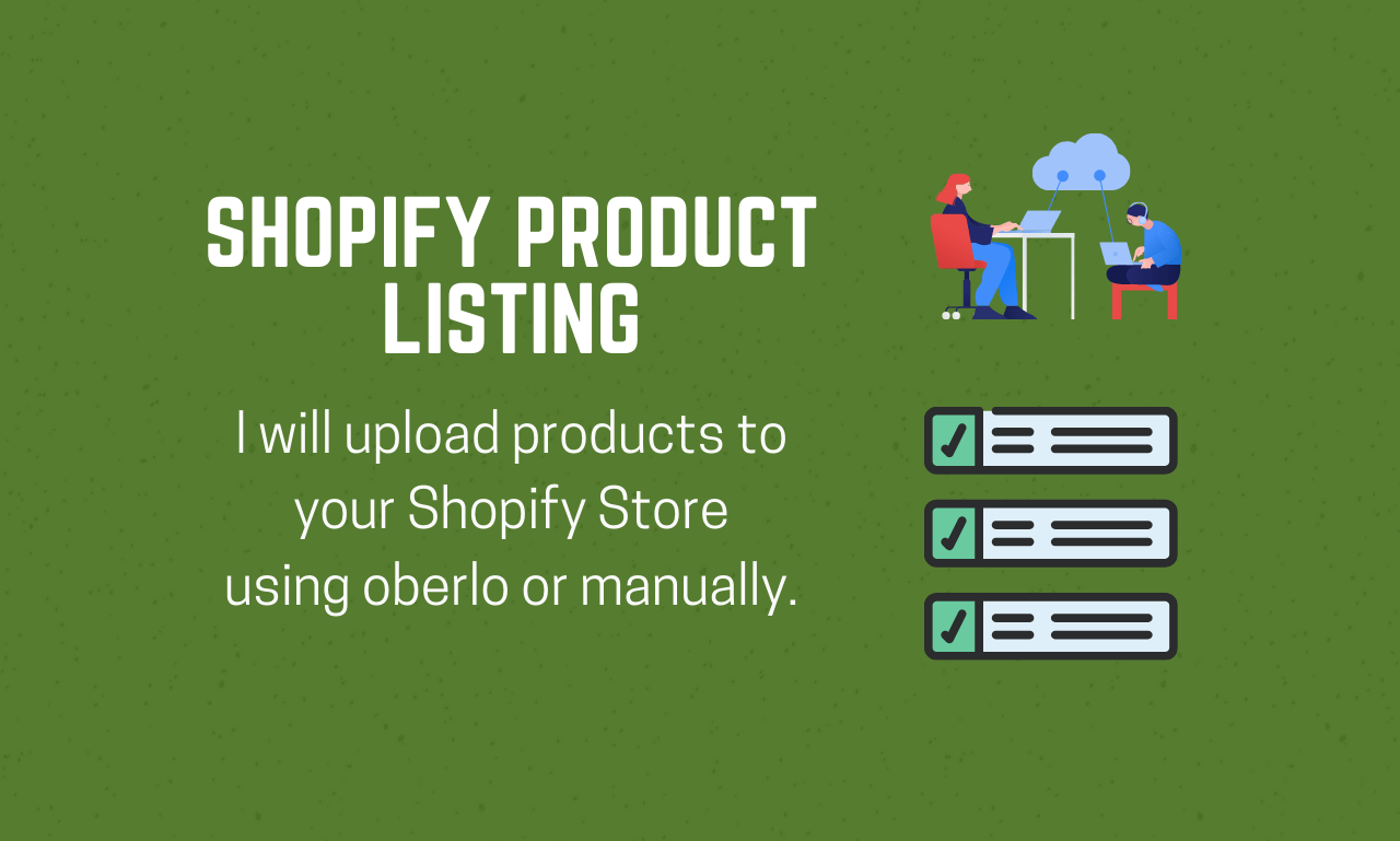 I will upload product in your shopify store using obe...
