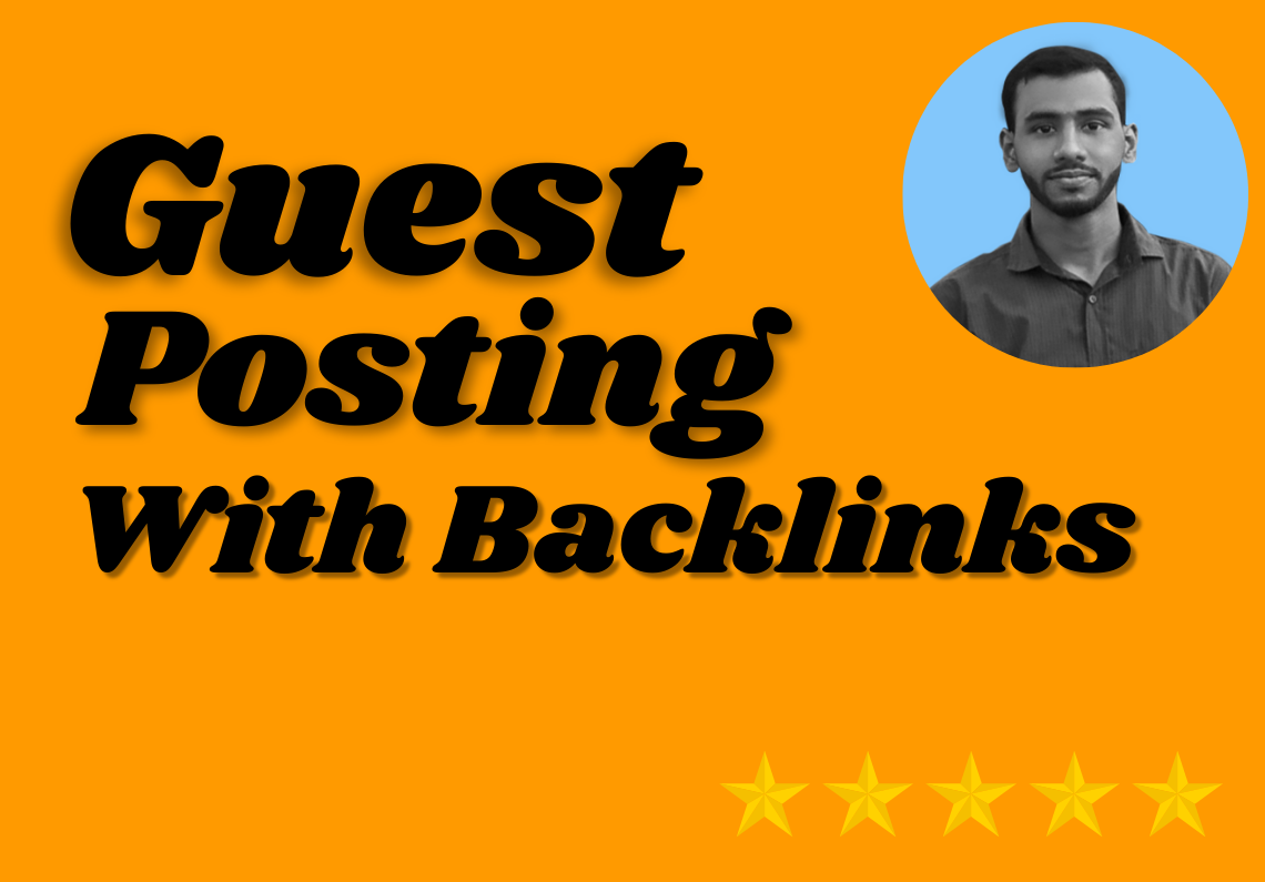 I will build SEO backlinks guest posts high authority...