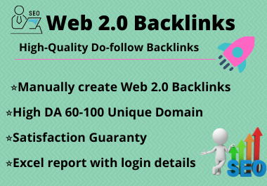 I will do 20+ high quality Web 2.0 Blogs backlinks fo...
