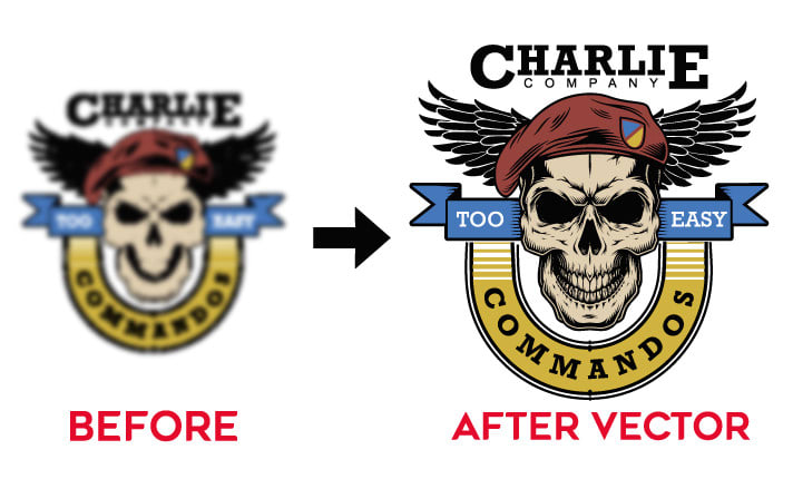 I will recreate logo or anything to vector tracing wi...