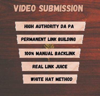 Live 80 Video submission backlinks high authority lin...